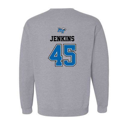 MTSU - NCAA Baseball : Will Jenkins - Crewneck Sweatshirt Sports Shersey