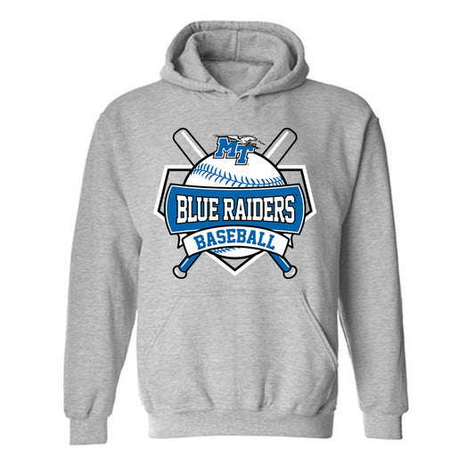 MTSU - NCAA Baseball : Briggs Rutter - Hooded Sweatshirt Sports Shersey