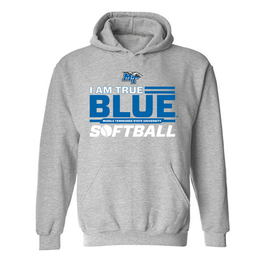 MTSU - NCAA Softball : Shelby Echols - Hooded Sweatshirt Sports Shersey