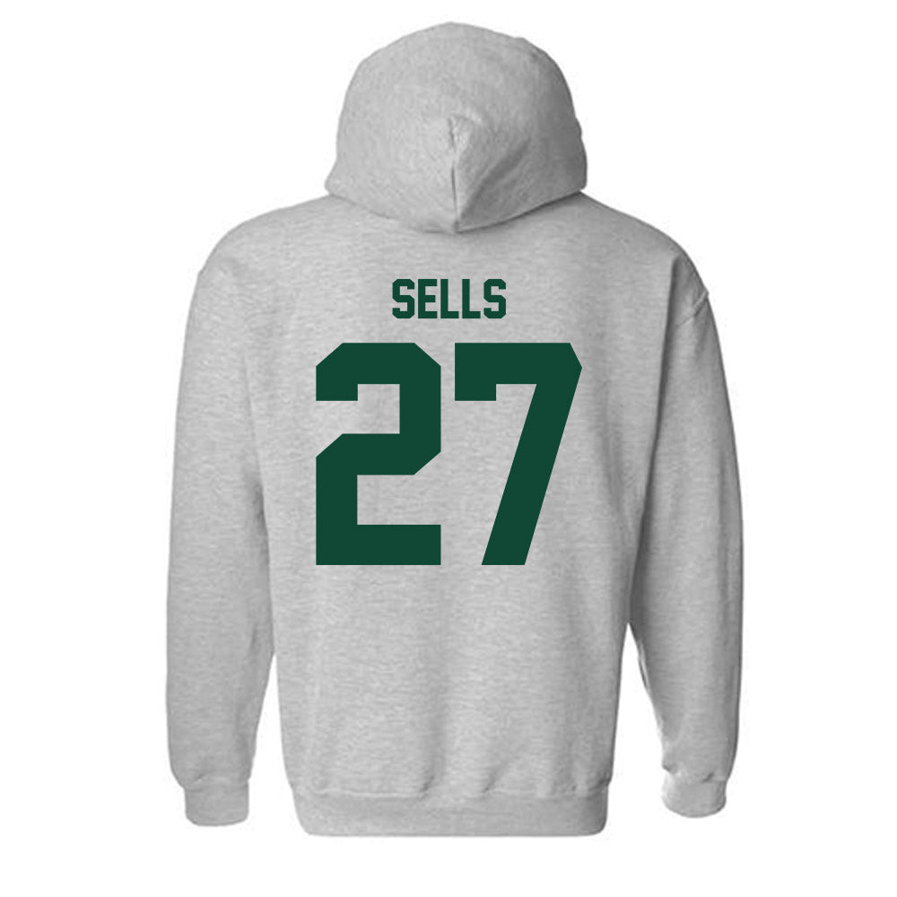 Ohio - NCAA Baseball : Colin Sells - Hooded Sweatshirt Sports Shersey