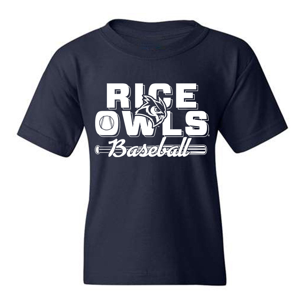 Rice - NCAA Baseball : Matthew Rheaume - Youth T-Shirt Sports Shersey
