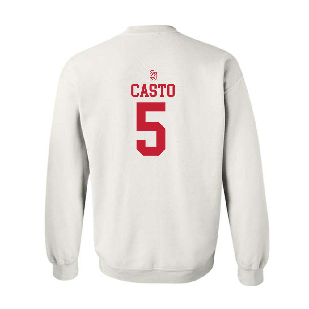 St. Johns - NCAA Softball : Natalie Casto - Crewneck Sweatshirt Sports Shersey