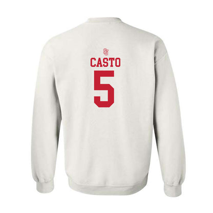 St. Johns - NCAA Softball : Natalie Casto - Crewneck Sweatshirt Sports Shersey