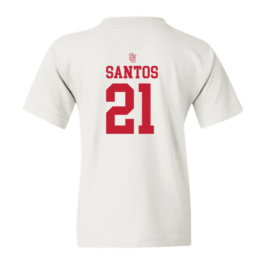 St. Johns - NCAA Softball : Melanie Santos - Youth T-Shirt Sports Shersey