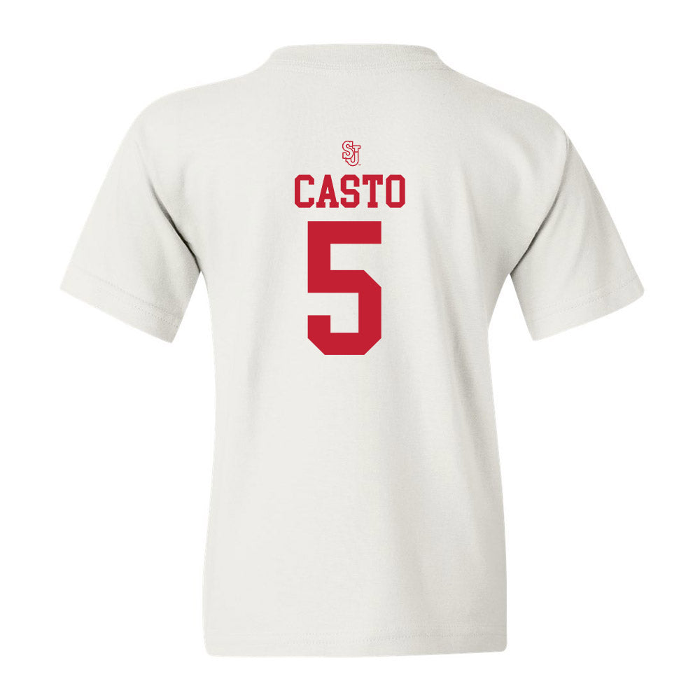 St. Johns - NCAA Softball : Natalie Casto - Youth T-Shirt Sports Shersey