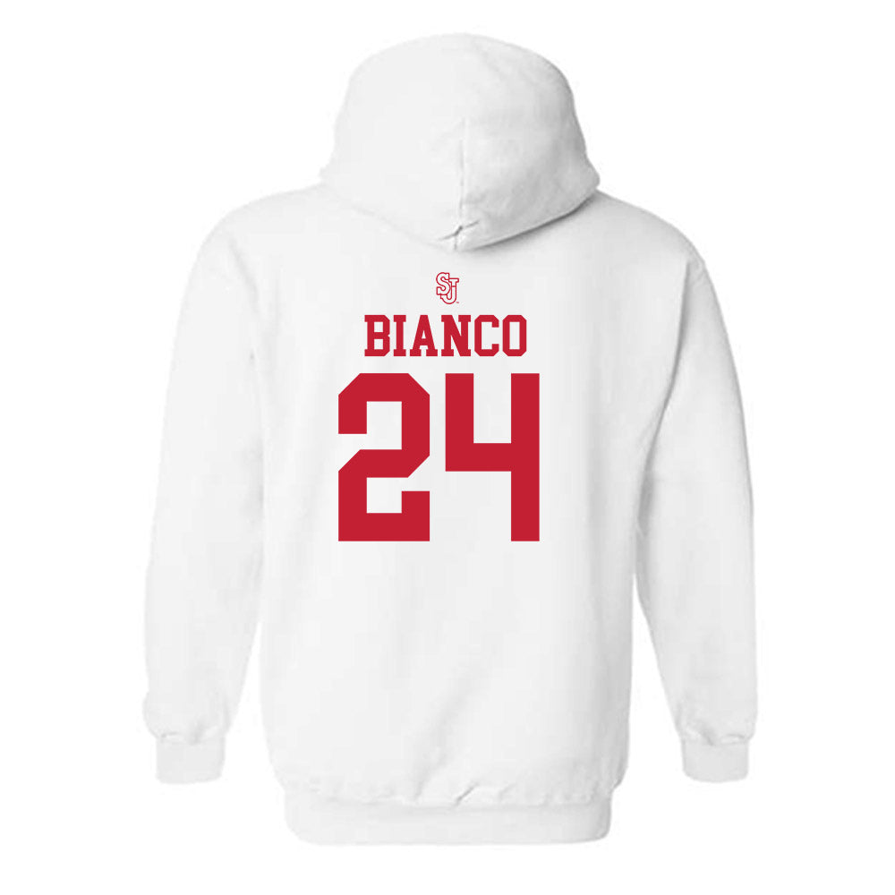 St. Johns - NCAA Softball : Jessica Bianco - Hooded Sweatshirt Sports Shersey