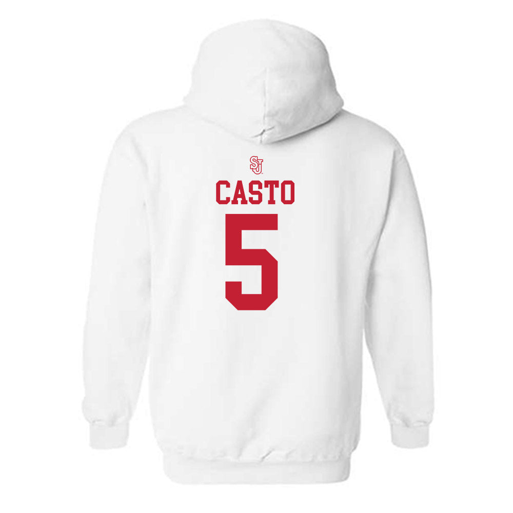 St. Johns - NCAA Softball : Natalie Casto - Hooded Sweatshirt Sports Shersey