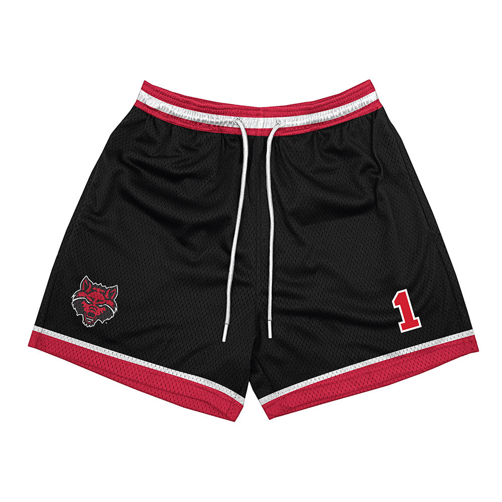 Arkansas State - NCAA Women's Volleyball : Abby Harris - Mesh Shorts  Fashion Shorts