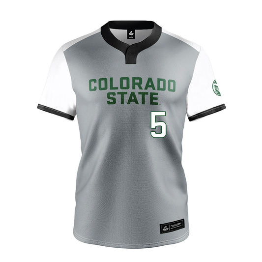 Colorado State - NCAA Softball : Sydney Hornbuckle - Softball Jersey Grey