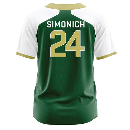 Colorado State - NCAA Softball : Emma Simonich - Baseball Jersey Green