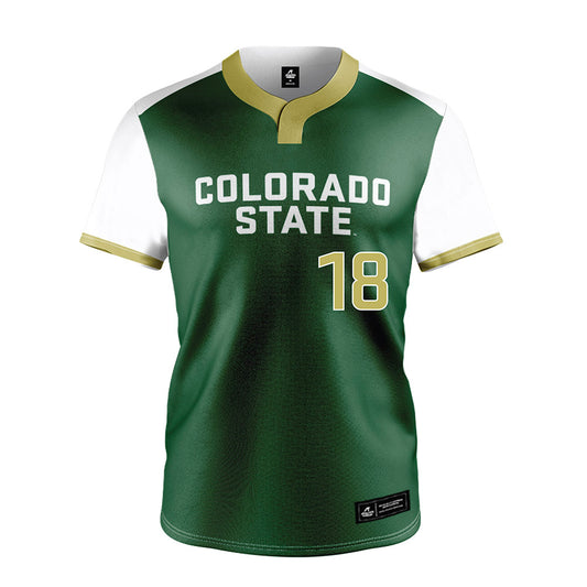 Colorado State - NCAA Softball : Ashley York - Softball Jersey Green