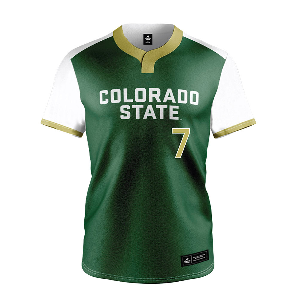 Colorado State - NCAA Softball : Katelyn Hornbuckle - Softball Jersey Green
