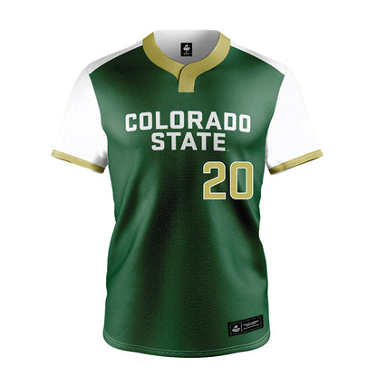 Colorado State - NCAA Softball : Jordan West - Softball Jersey Green
