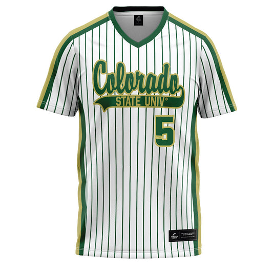 Colorado State - NCAA Softball : Sydney Hornbuckle - Softball Jersey Pin Stripe