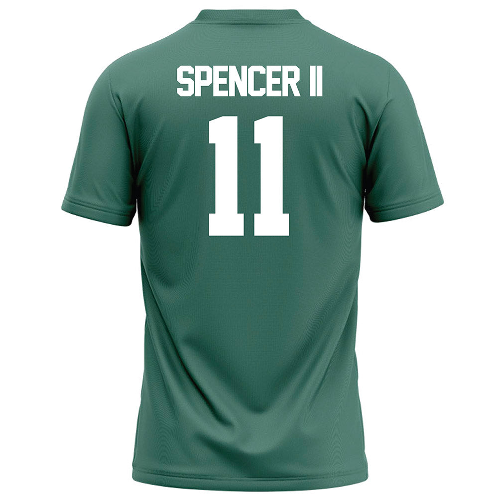 OKBU - NCAA Football : Brandon Spencer II - Football Jersey Green