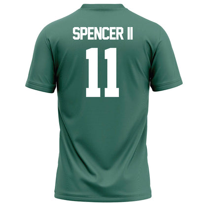 OKBU - NCAA Football : Brandon Spencer II - Football Jersey Green