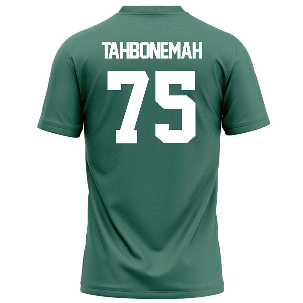 OKBU - NCAA Football : Caden Tahbonemah - Football Jersey Green