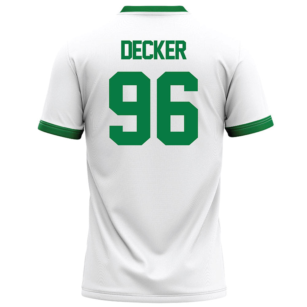 OKBU - NCAA Football : Trace Decker - Football Jersey White