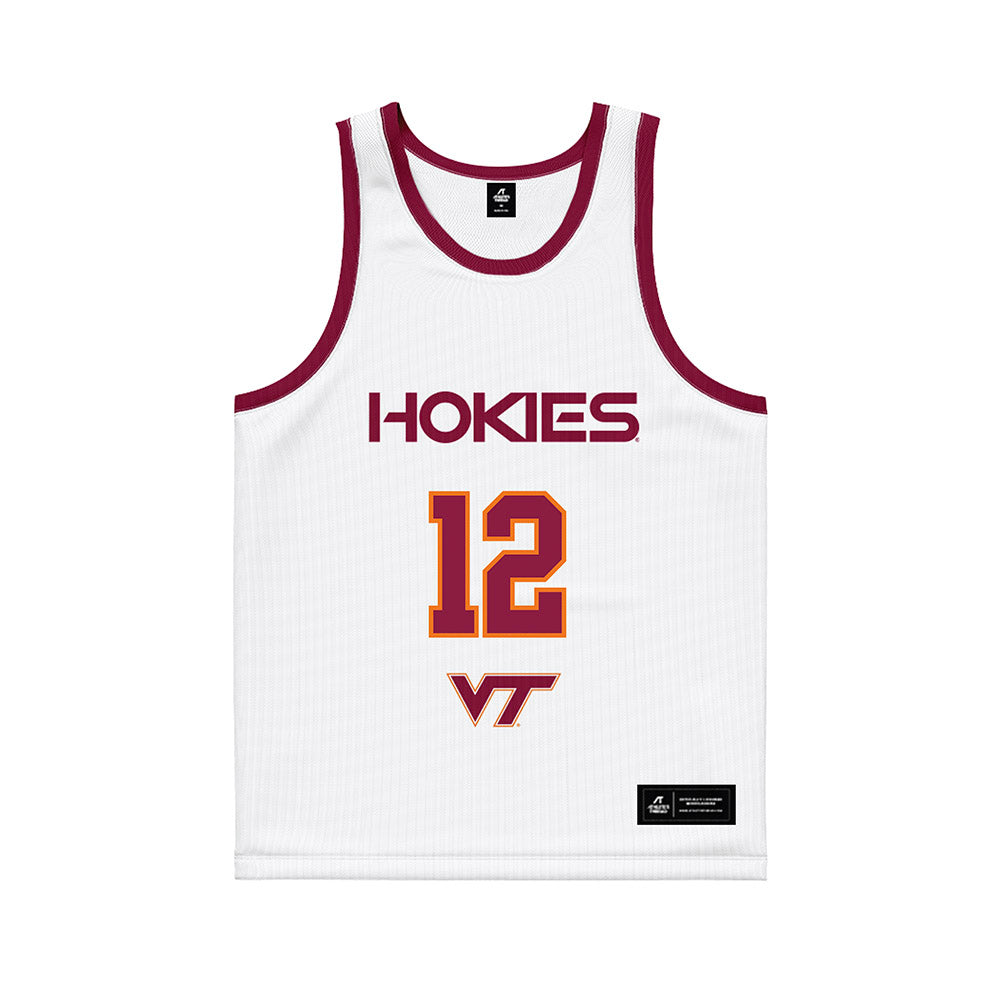Virginia Tech - NCAA Women's Basketball : Samyha Suffren - Basketball Jersey White