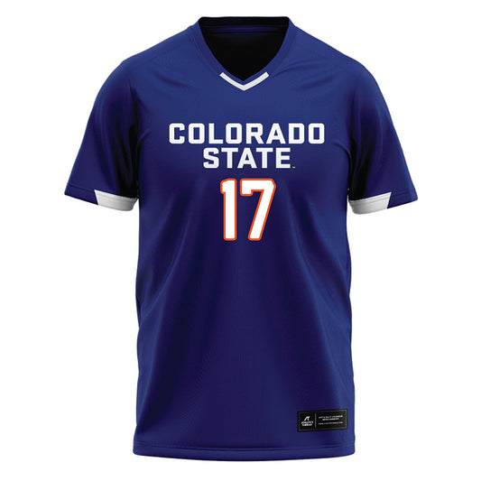 Colorado State - NCAA Softball : Morgan Coleman - Softball Jersey Blue