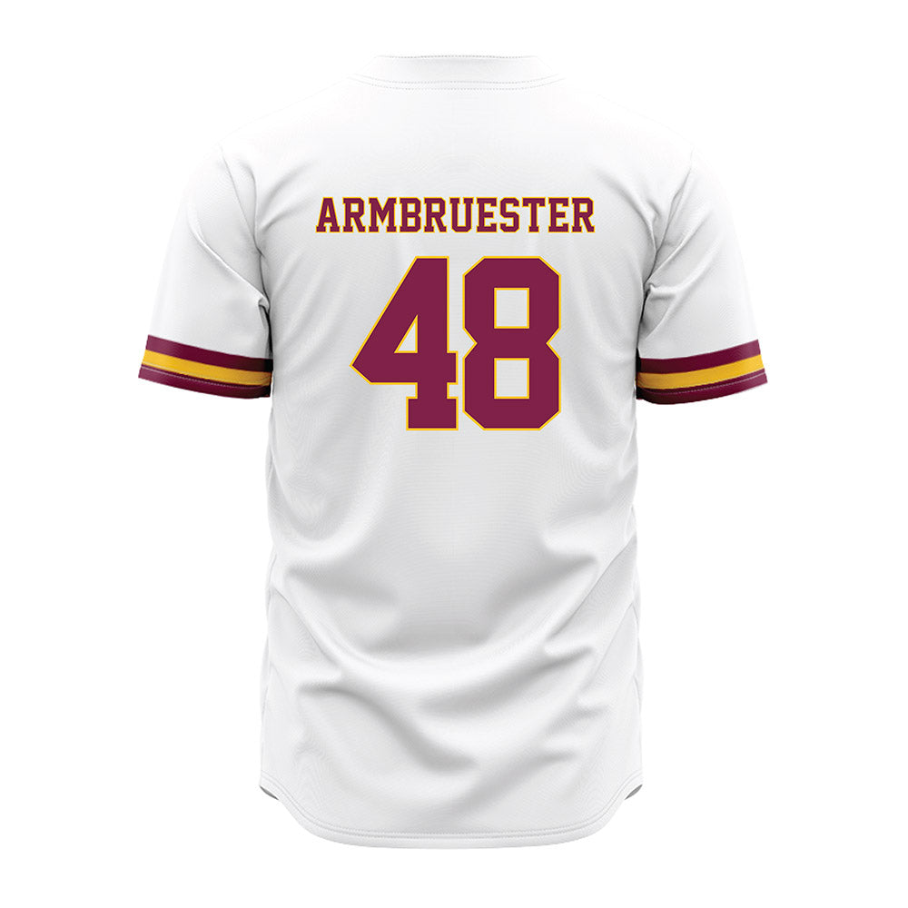 Arizona State - NCAA Baseball : Will Armbruester - Baseball Jersey White