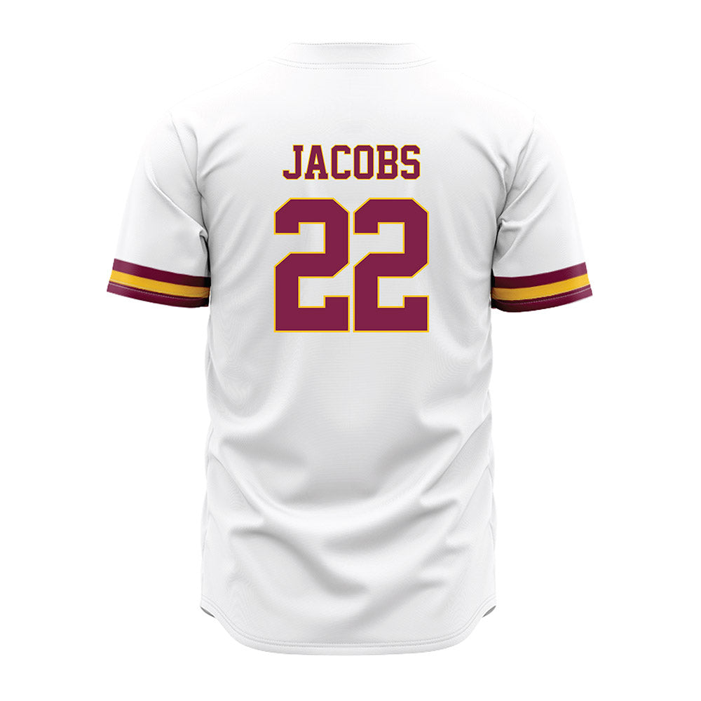 Arizona State - NCAA Baseball : Ben Jacobs - Baseball Jersey White