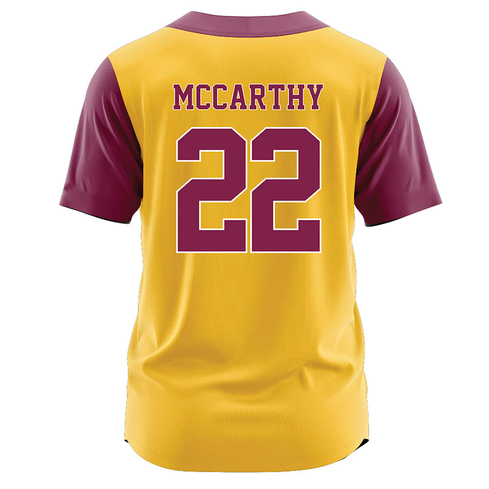 Arizona State - NCAA Softball : Kalyn McCarthy - Softball Jersey Gold