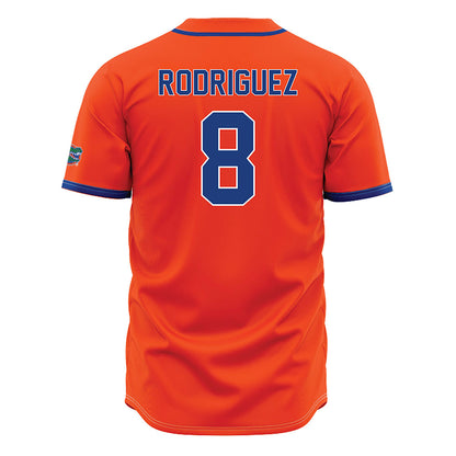 Florida - NCAA Baseball : Christian Rodriguez - Baseball Jersey Orange