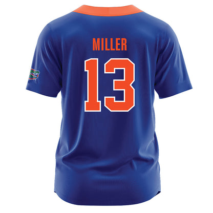 Florida - NCAA Softball : Olivia Miller - Blue Softball Jersey