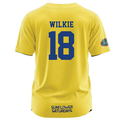 Florida - NCAA Softball : Emily Wilkie - Softball Jersey Yellow