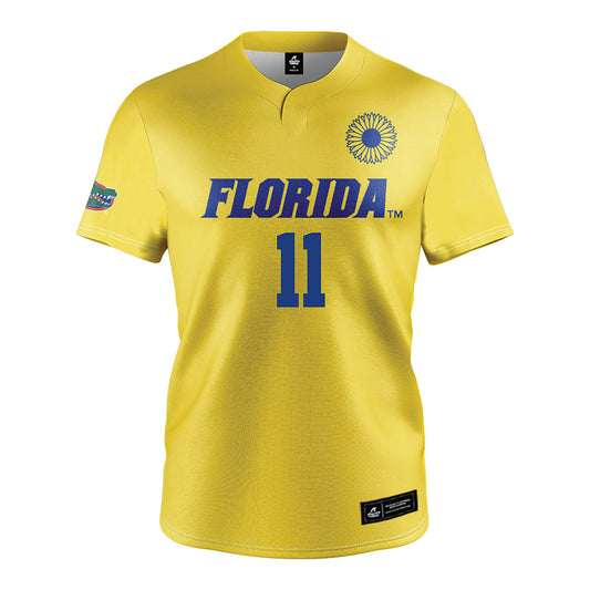 Florida - NCAA Softball : Mia Williams - Softball Jersey Yellow