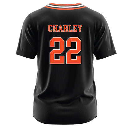 Campbell - NCAA Softball : Jamaria Charley - Baseball Jersey Black
