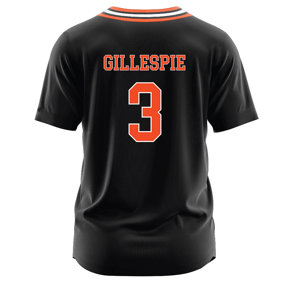 Campbell - NCAA Softball : Madi Gillespie - Baseball Jersey Black