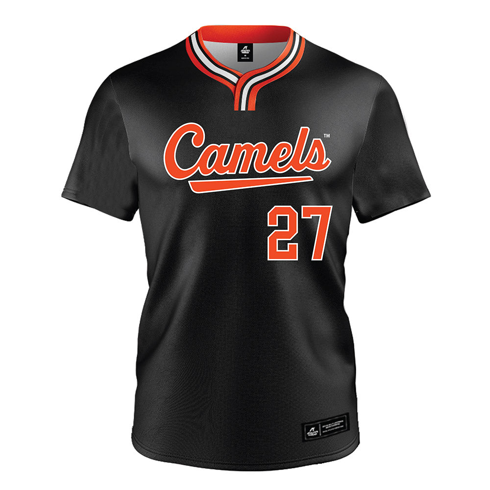 Campbell - NCAA Softball : Delaney McDilda - Baseball Jersey Black