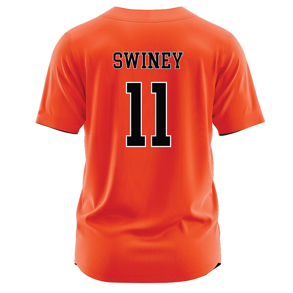 Campbell - NCAA Softball : Allyiah Swiney - Baseball Jersey Orange