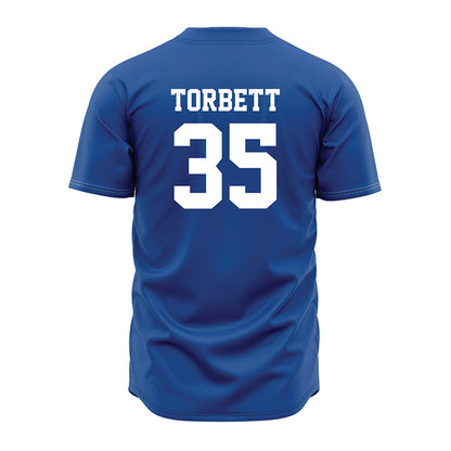 MTSU - NCAA Baseball : Cole Torbett - Baseball Jersey Royal