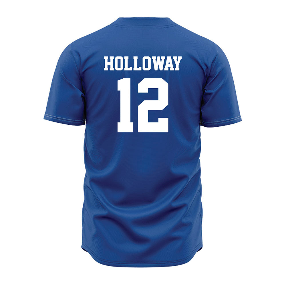MTSU - NCAA Baseball : Brady Holloway - Baseball Jersey Royal
