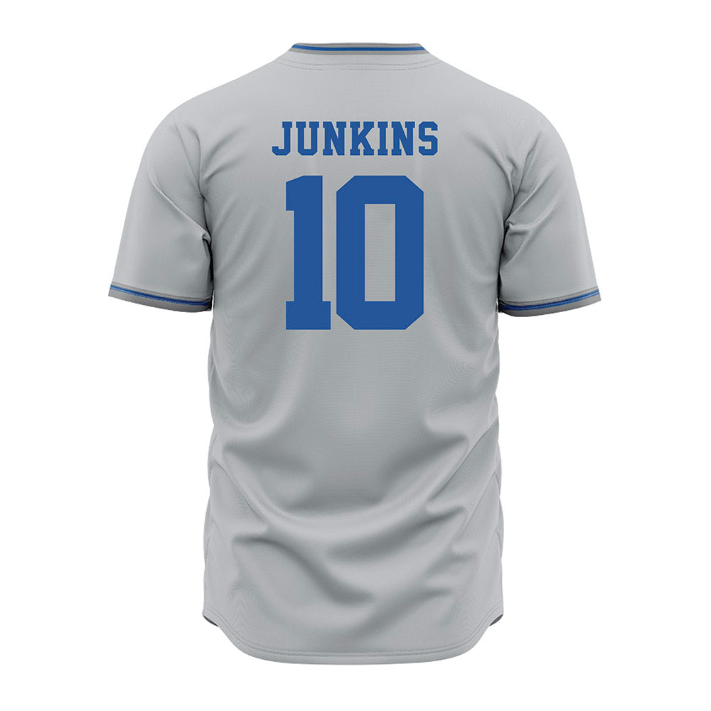 MTSU - NCAA Baseball : Turner Junkins - Baseball Jersey Grey