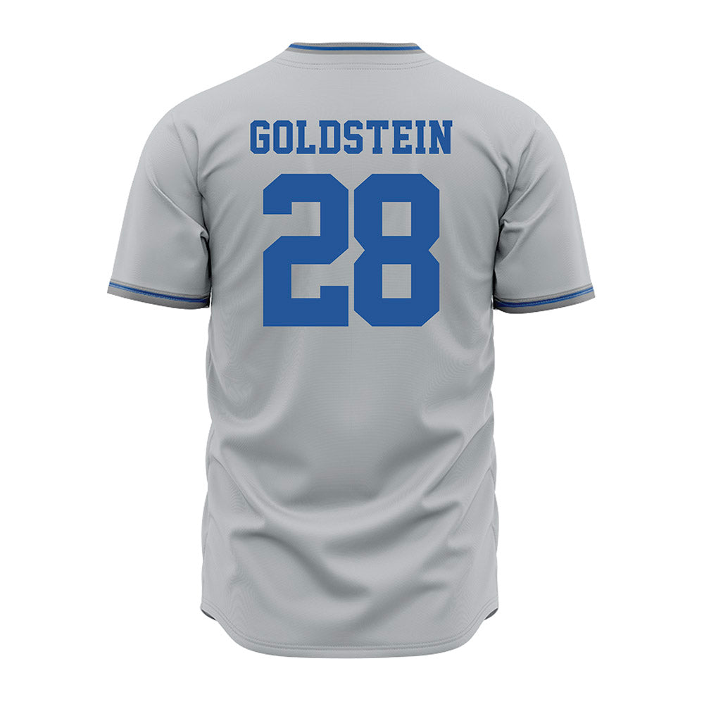 MTSU - NCAA Baseball : Justin Goldstein - Baseball Jersey Grey