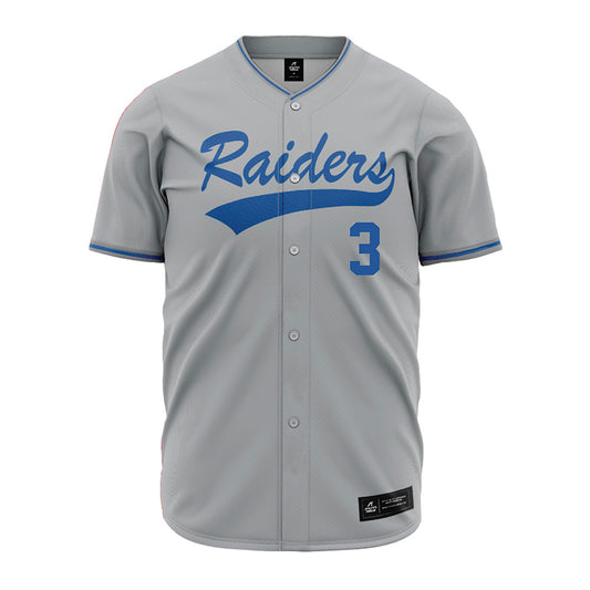 MTSU - NCAA Baseball : Trace Phillips - Baseball Jersey Grey