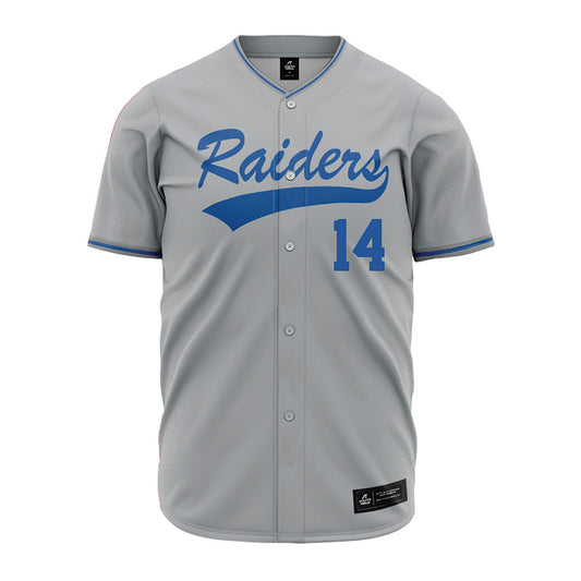 MTSU - NCAA Baseball : Chandler Alderman - Baseball Jersey Grey