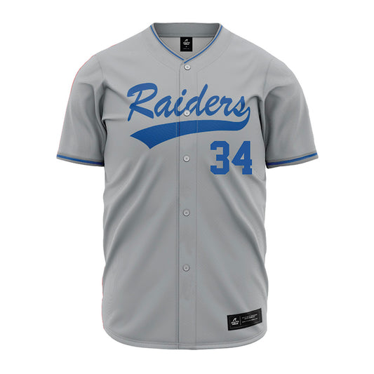 MTSU - NCAA Baseball : Ollie Akens - Baseball Jersey Grey