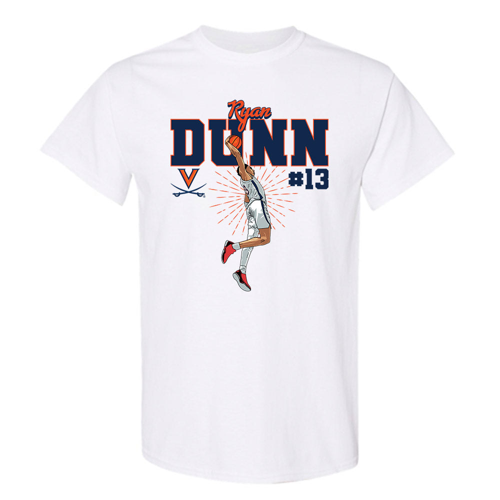 Virginia - NCAA Men's Basketball : Ryan Dunn - T-Shirt Individual Caricature