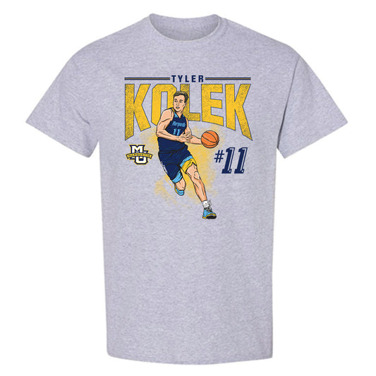 Marquette - NCAA Men's Basketball : Tyler Kolek - T-Shirt Individual Caricature