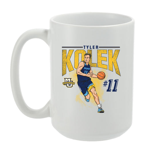 Marquette - NCAA Men's Basketball : Tyler Kolek - Mug Individual Caricature