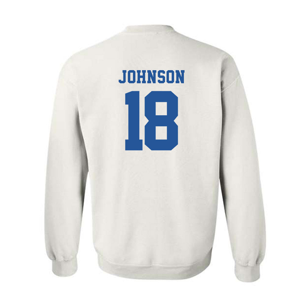 MTSU - NCAA Baseball : Patrick Johnson - Crewneck Sweatshirt Replica Shersey