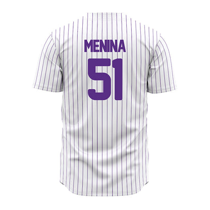 North Alabama - NCAA Baseball : Caleb Menina - Baseball Jersey Replica Jersey