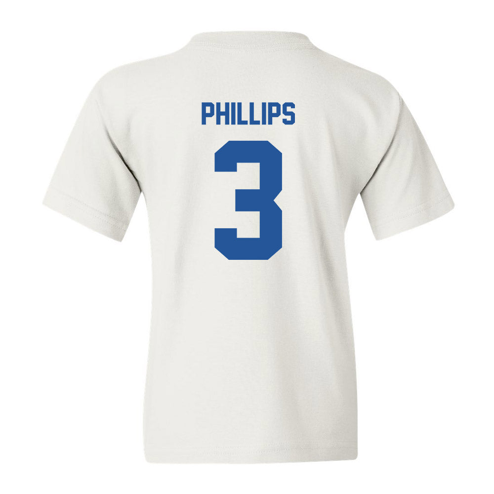 MTSU - NCAA Baseball : Trace Phillips - Youth T-Shirt Classic Shersey