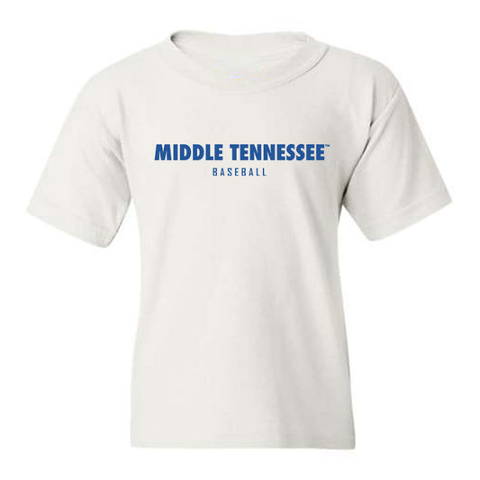 MTSU - NCAA Baseball : Kaden Wilks - Youth T-Shirt Classic Shersey