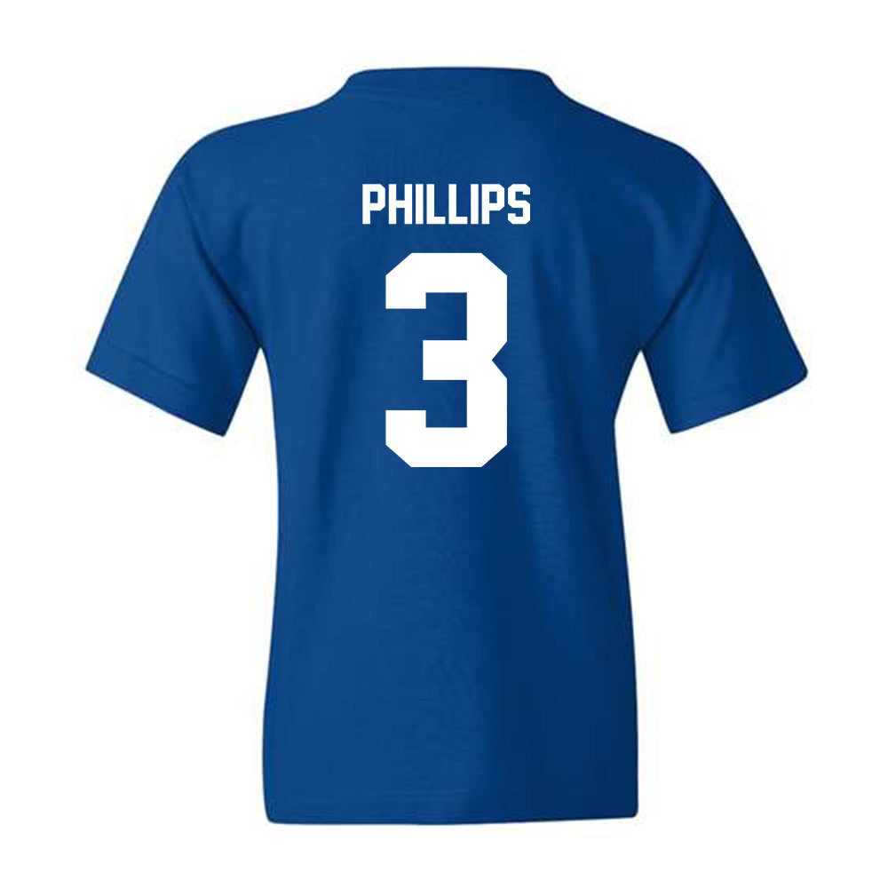 MTSU - NCAA Baseball : Trace Phillips - Youth T-Shirt Classic Shersey